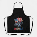 Search for patriotic american flag aprons Red white blue