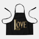 Search for love word aprons Letters