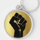 Search for black fist keychains Power