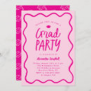 Search for hot pink graduation invitations Class of 2025