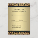 Search for leopard rsvp cards Sweet