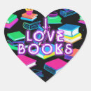 Search for i heart reading stickers I love books
