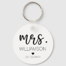 Search for newly weds keychains Mr and mrs