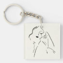 Search for unique womens keychains Woman