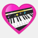 Recherche de pianos autocollants Coeur