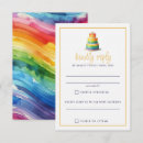 Search for lesbian invitations wedding rsvp cards Watercolor