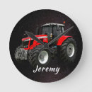 Recherche de tracteur rouge horloges Agriculteur