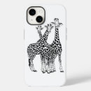 Recherche de la savane iphone coques Girafe