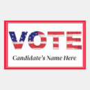 Search for candidate stickers America