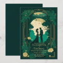 Search for romantic wedding invitations Green