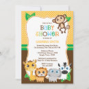 Search for yellow giraffe baby shower invitations Lion