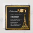 Search for paris bachelorette party invitations Girly