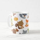 Search for squirrel pattern mugs Raccoon