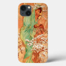 Search for winter art iphone cases Alphonse mucha
