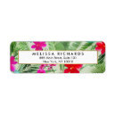 Search for orchids return address labels Jungle