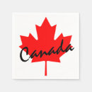 Search for maple leaf napkins Canada