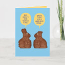 Search for funny chocolate bunny easter cards Humour