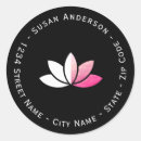 Recherche de lotus rose autocollants Moniteur de yoga