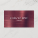 Recherche de burgundy business cards Moderne
