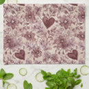 Search for valentines tea towels Red