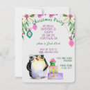 Search for penguin christmas invitations Festive