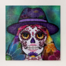 Search for sugar skull puzzles Flowers