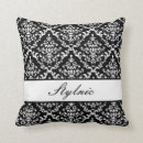 Search for black damask pillows Graphic