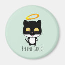 Recherche de noir et blanc chat magnets Chaton