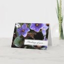 Search for african violets cards Thinking of you