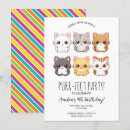 Recherche de de chat anniversaire invitations Dessin
