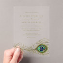 Recherche de elegant peacock wedding invitations Paon