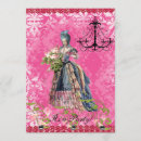 Recherche de marie antoinette anniversaire invitations Rose