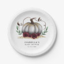 Search for white pumpkin plates Autumn