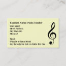 Search for clef business cards Simple