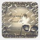Search for gold masquerade stickers Elegant