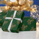 Search for green and gold christmas wrapping paper Magical