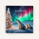 Search for polar bear notebooks Northern lights