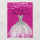 Search for pink and silver sweet 16 invitations Daughter