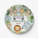 Search for jungle paper plates Tropical greenery birthday