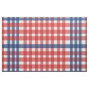 Search for red white and blue plaid fabric Gingham