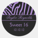 Search for purple zebra stickers Girly