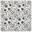 Search for black and white floral fabric Elegant