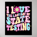 Recherche de stress posters Jour du test