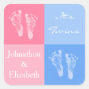Search for for twins stickers Pink and blue