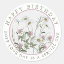 Search for daisy happy birthday stickers Flower