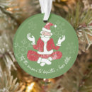 Search for yoga santa ornaments Meditation
