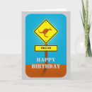 Search for kangaroo birthday cards Aussie