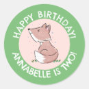 Search for cute cartoon fox stickers Whimsical