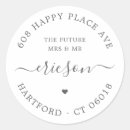 Search for chic wedding stickers Calligraphy