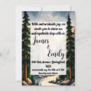Search for smoky mountain wedding invitations Evergreen pine tree